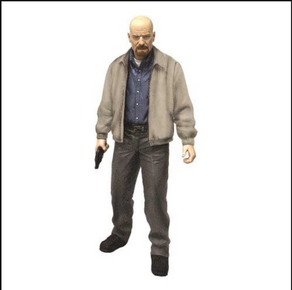 Breaking Bad Figure Heisenberg In Grey Jacket Variant  - Mezco (Breaking Bad) action figure collectible [Barcode 696198752601] - Main Image 3