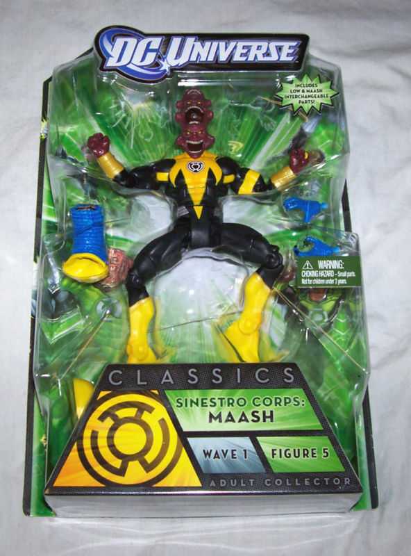 Green Lantern Classics, Wave 1: Maash (Sinestro Corp) - Mattel (DC Comics - Super Heroes) action figure collectible - Main Image 2