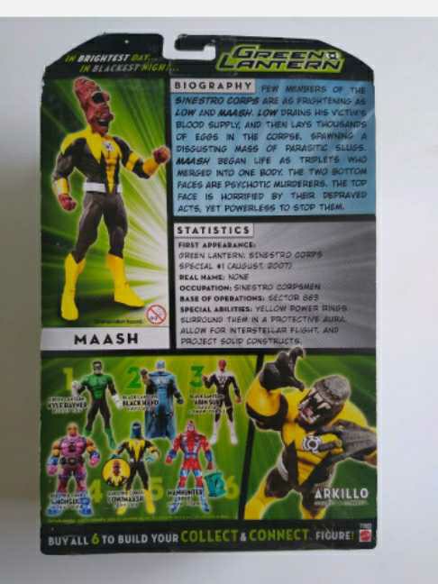 Green Lantern Classics, Wave 1: Maash (Sinestro Corp) - Mattel (DC Comics - Super Heroes) action figure collectible - Main Image 4