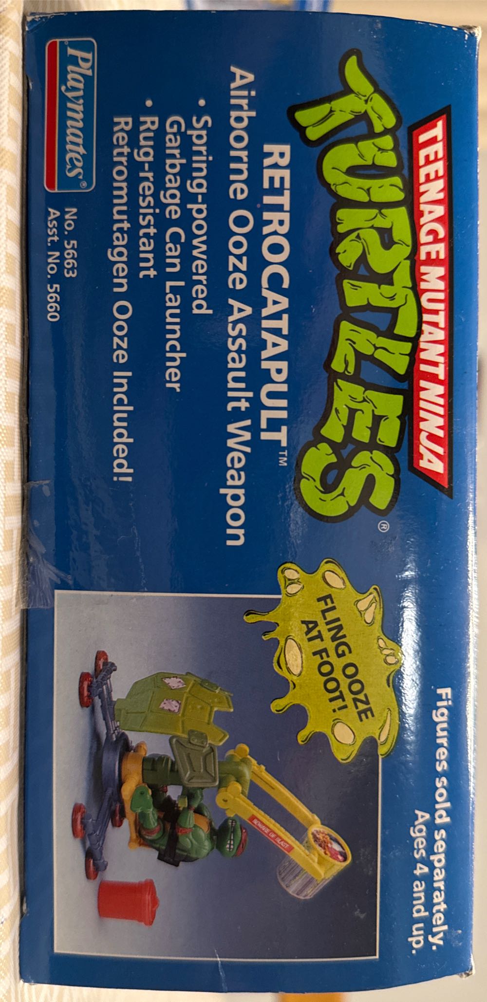 Teenage Mutant Ninja Turtles Retrocatapult - Playmates (Teenage Mutant Ninja Turtles (1989)) action figure collectible [Barcode 043377056638] - Main Image 4