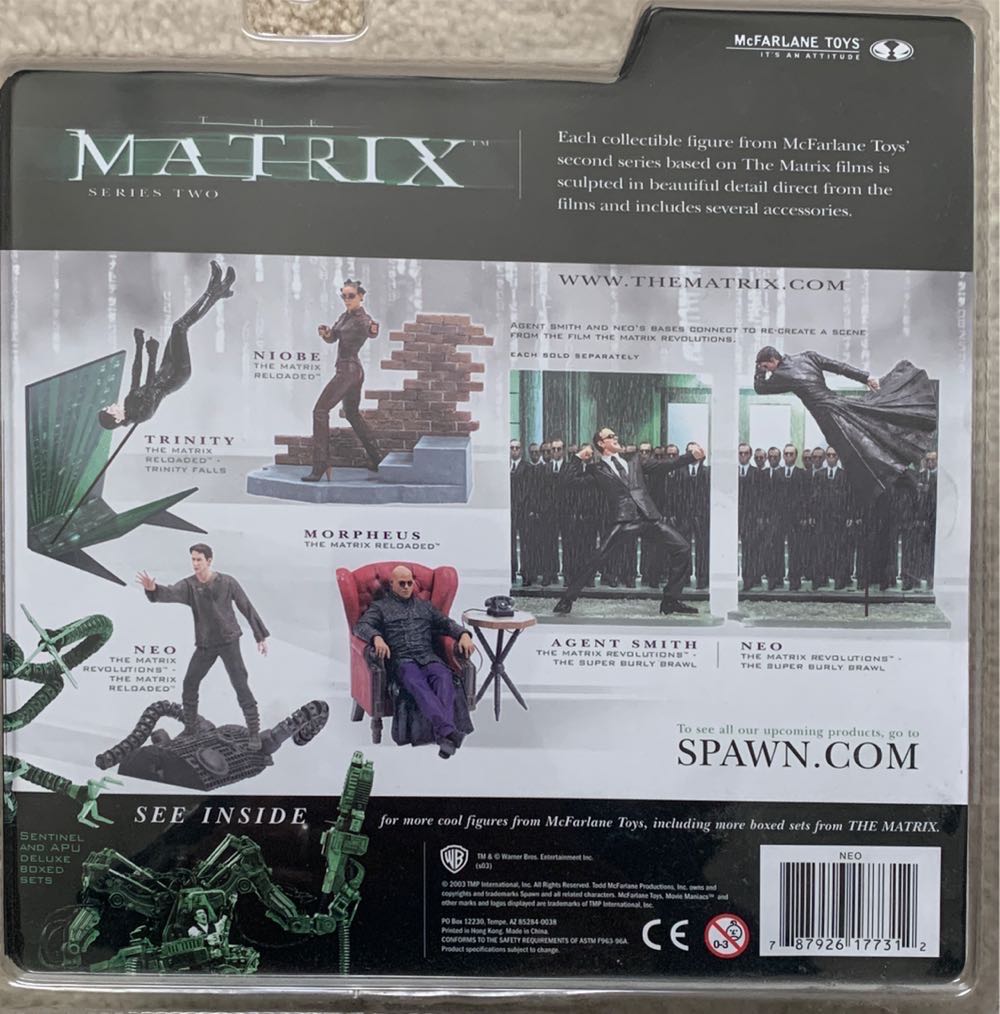 V - McFarlane (Reel Toys NECA) action figure collectible [Barcode 634482443187] - Main Image 2