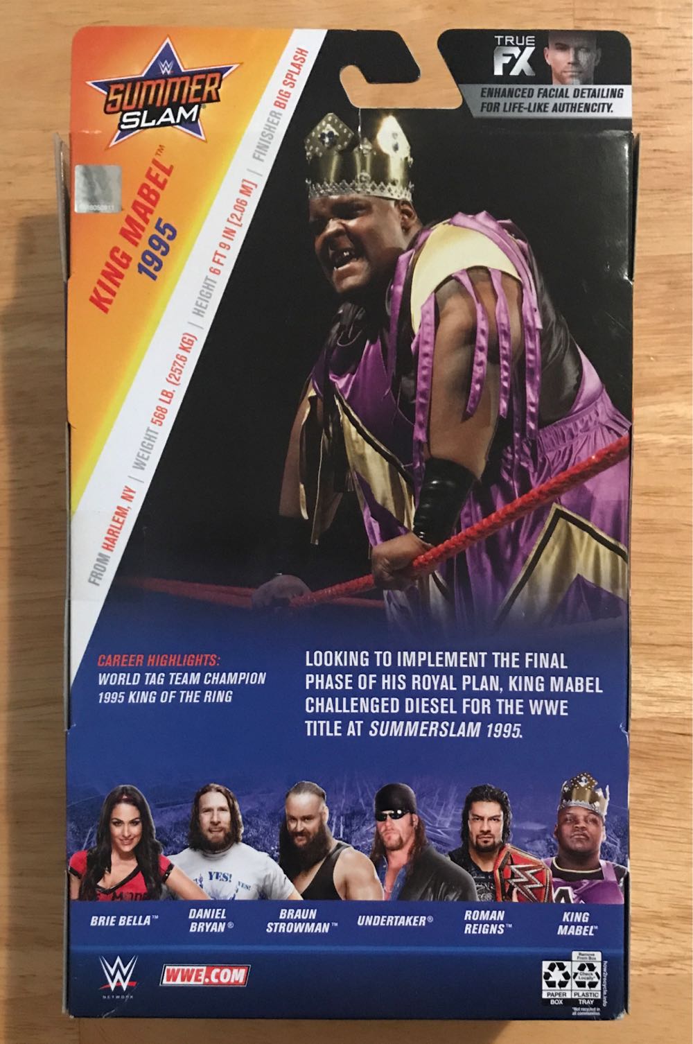 WWE Mattel Elite SummerSlam 2019 Series King Mabel (1995) - Mattel (Wwe Elite) action figure collectible [Barcode 887961730265] - Main Image 2