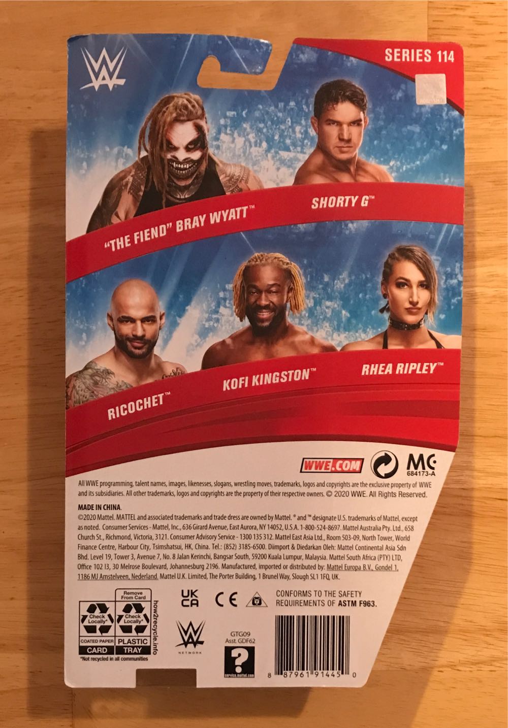 Rhea Ripley Basic 114 - Mattel (WWE Basic Series 114) action figure collectible [Barcode 887961914450] - Main Image 2