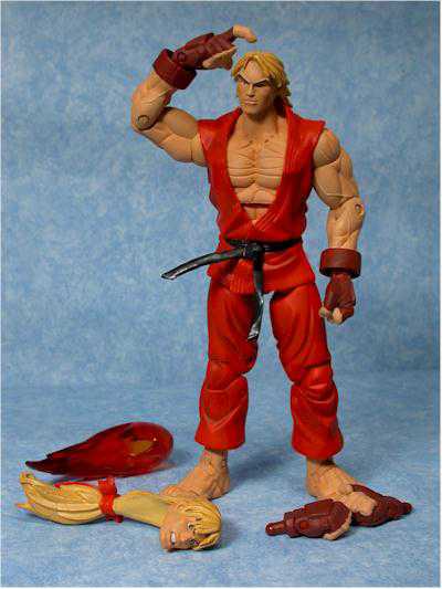 Street Fighter 15th Anniversary, Round 2: Ken Masters (Player 1) - SOTA Toys (Street Fighter) action figure collectible - Main Image 2