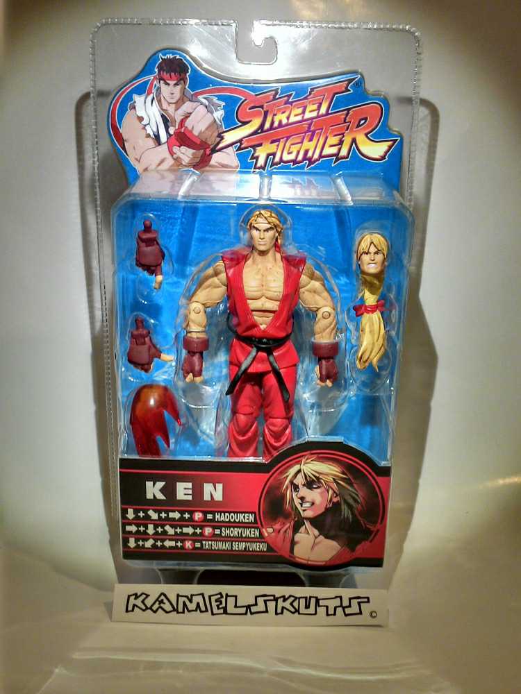 Street Fighter 15th Anniversary, Round 2: Ken Masters (Player 1) - SOTA Toys (Street Fighter) action figure collectible - Main Image 3