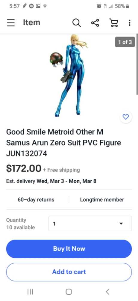 metriod   action figure collectible - Main Image 2