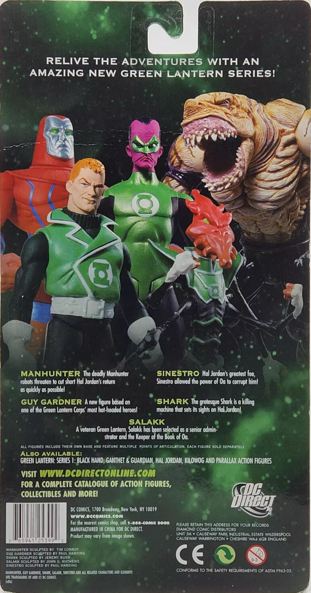 Sinestro - DC Direct (Blackest Night) (Green Lantern Series) action figure collectible [Barcode 761941253992] - Main Image 4