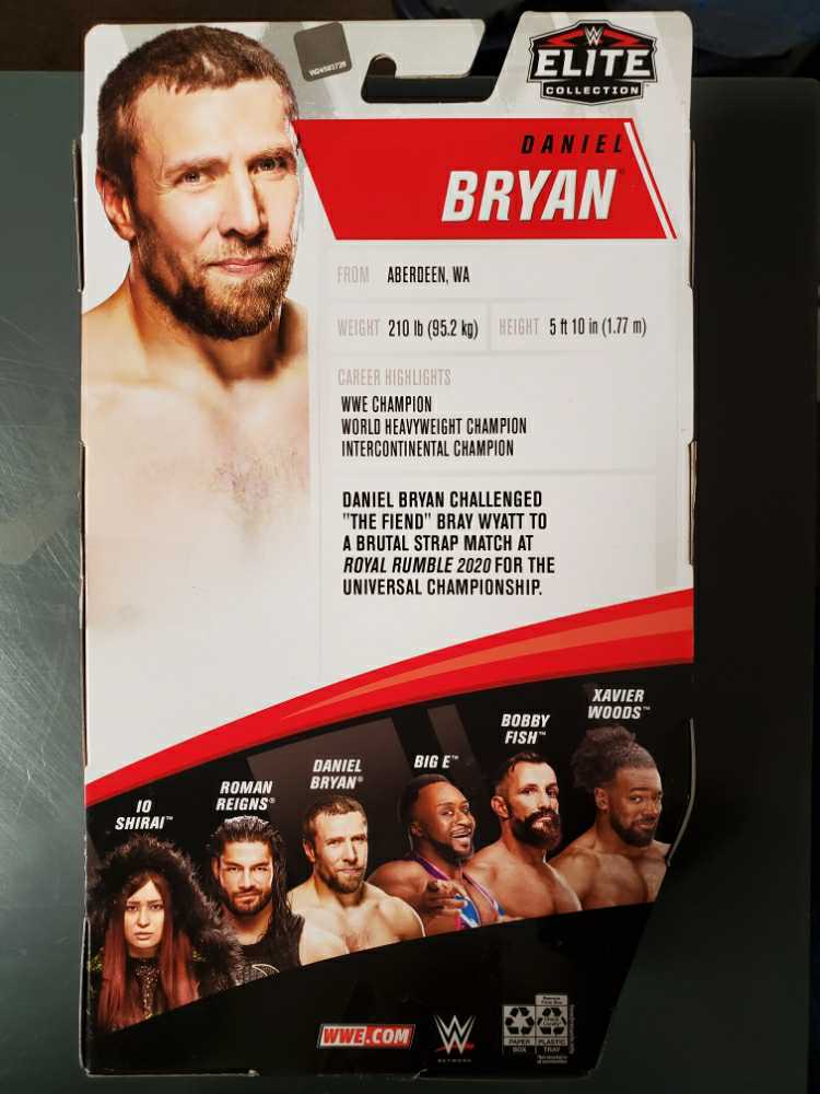 Daniel Bryan Elite 79 - Mattel (WWE Wrestling - Elite Collection) action figure collectible [Barcode 887961833874] - Main Image 2