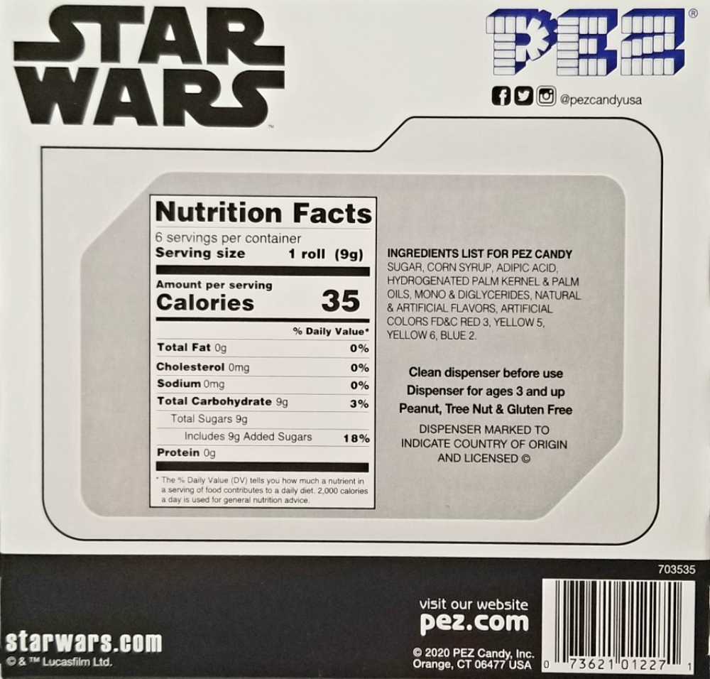 Star Wars Pez: The Mandalorian PEZ Dispenser Gift with Grogu MANDO - PEZ Candy Company (Star Wars The Mandalorian) action figure collectible [Barcode 073621012271] - Main Image 2