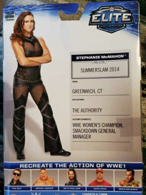 WWE Elite Series 37 Stephanie McMahon - Mattel Wwe (WWE Elite Collection Series 37) action figure collectible [Barcode 887961087956] - Main Image 2