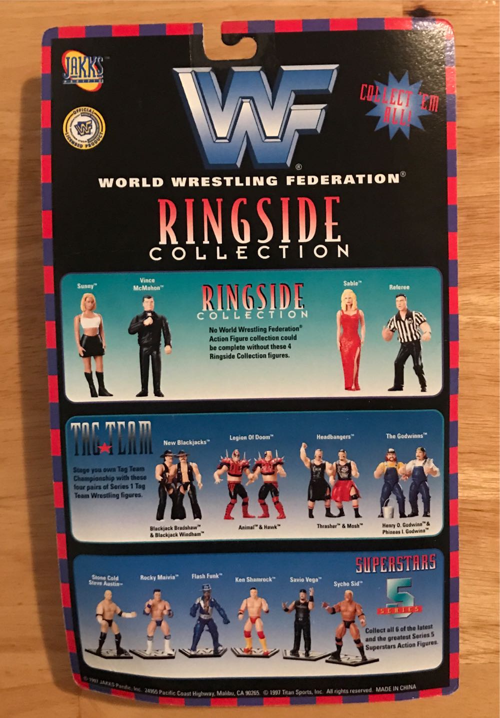 Sunny - WWF Jakks Pacific BCA (WWF Ringside Collection) action figure collectible [Barcode 039897806211] - Main Image 2