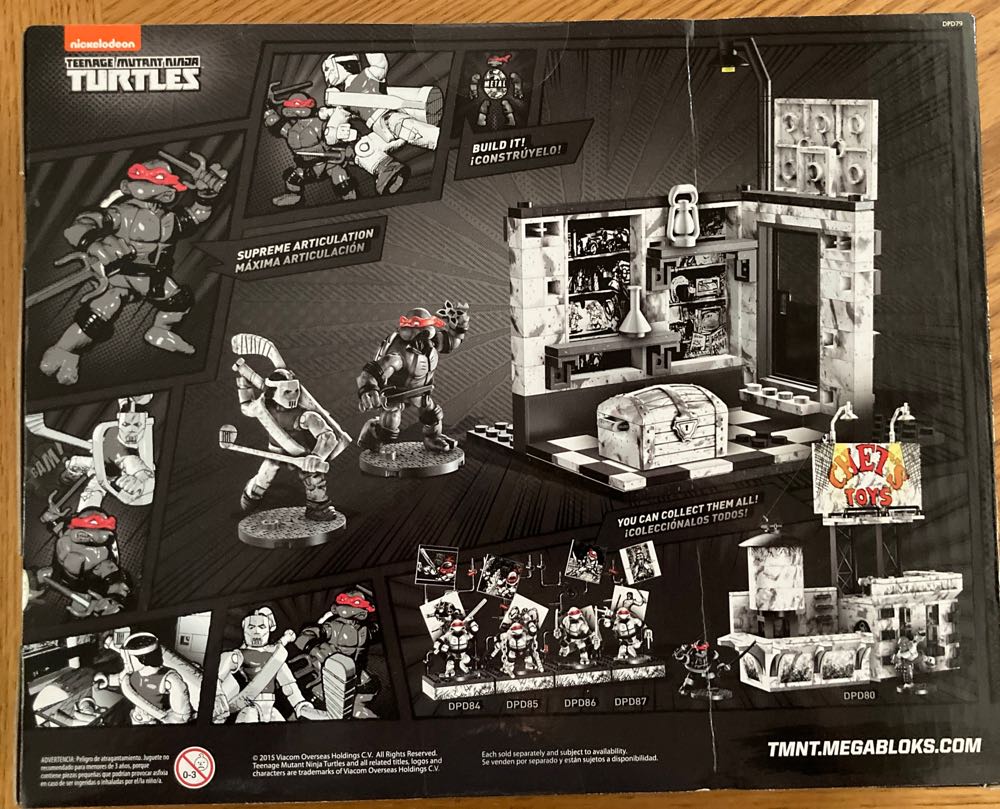 TMNT: Mega Bloks Eastman and Laird’s Teenage Mutant Ninja Turtles - Street Showdown - Mega Bloks (Eastman and Laird’s Teenage Mutant Ninja Turtles) action figure collectible [Barcode 887961315042] - Main Image 2