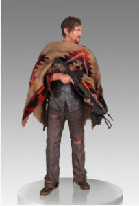 The Walking Dead AMC: Daryl Dixon 1:4 Statue - Gentle Giant (post-apocalyptic survival horror movie theme) action figure collectible [Barcode 871810010530] - Main Image 4