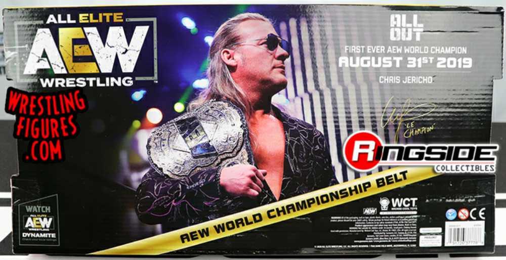 AEW - World Championship Title Belt - Jazwares (AEW Unrivaled) action figure collectible [Barcode 191726377788] - Main Image 3