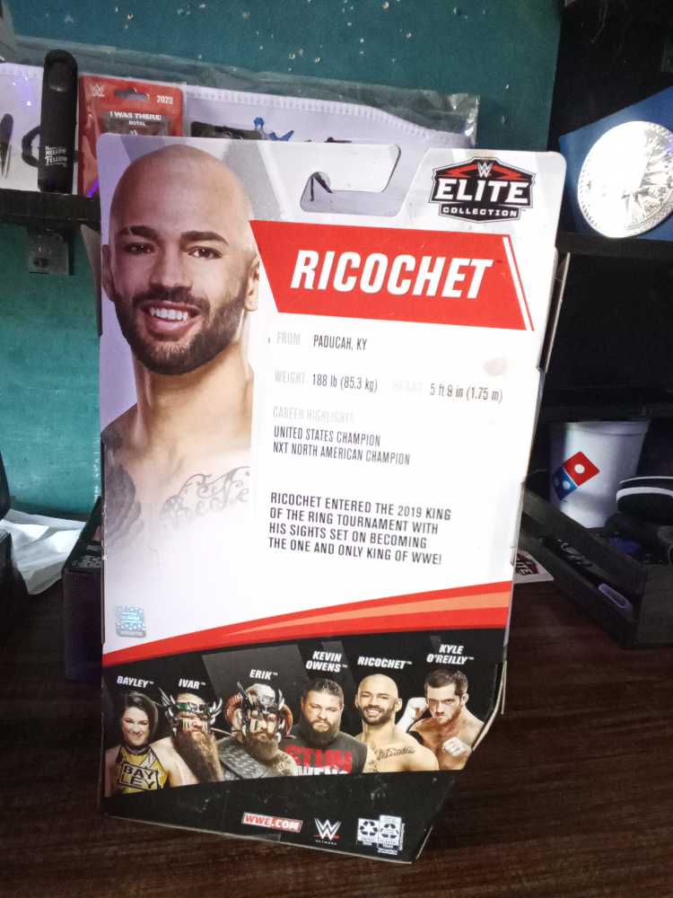 Ricochet Elite 80 - Mattel (WWE Elite Collection Series 80) action figure collectible [Barcode 887961833959] - Main Image 3