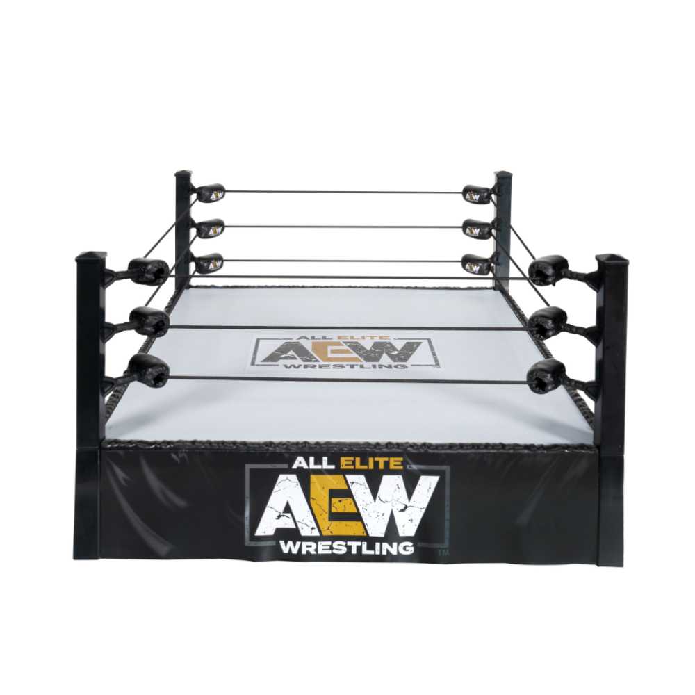 AEW Unrivaled Collection Wrestling Ring Medium Playset - Jazwares (AEW Unrivaled) action figure collectible [Barcode 191726377757] - Main Image 2