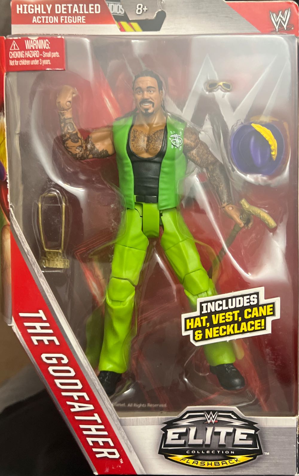 WWE Godfather, The - Mattel (WWE Elite Collection) action figure collectible [Barcode 887961198157] - Main Image 3