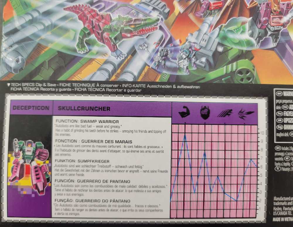 Headmaster Skullcruncher & Grax - Hasbro (Headmasters G1 Retro) action figure collectible [Barcode 5010993829026] - Main Image 4