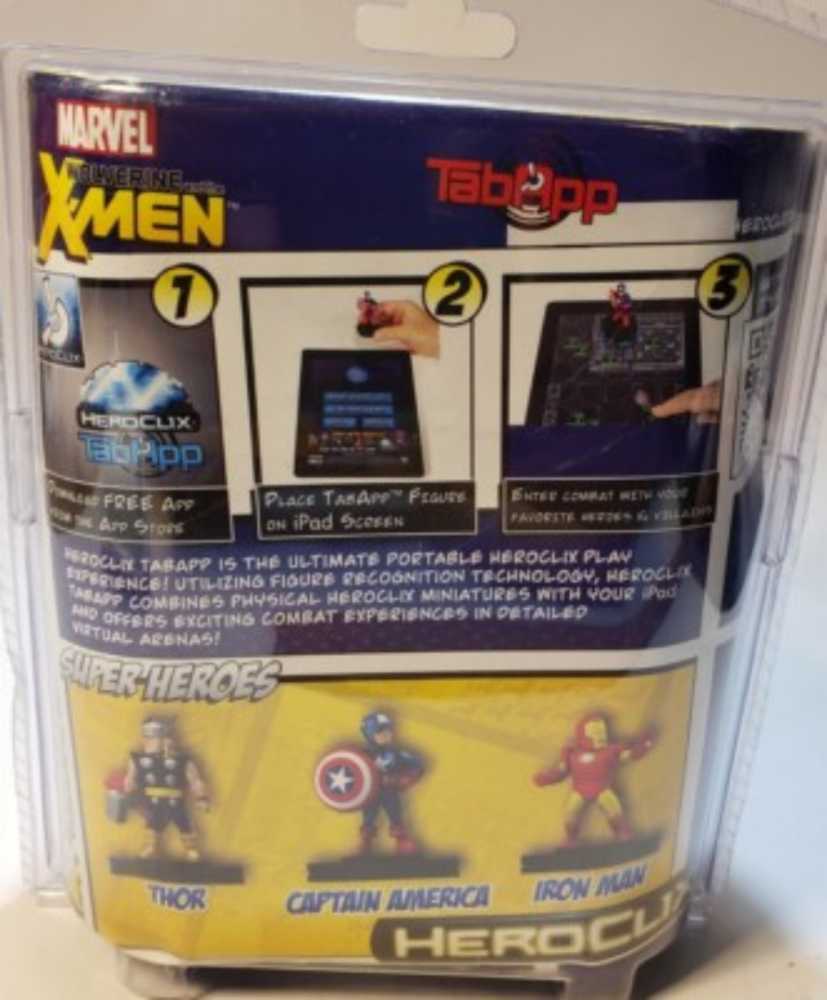 Marvel Heroclix X-Men Tab App  (Marvel X-Men) action figure collectible [Barcode 634482708538] - Main Image 3
