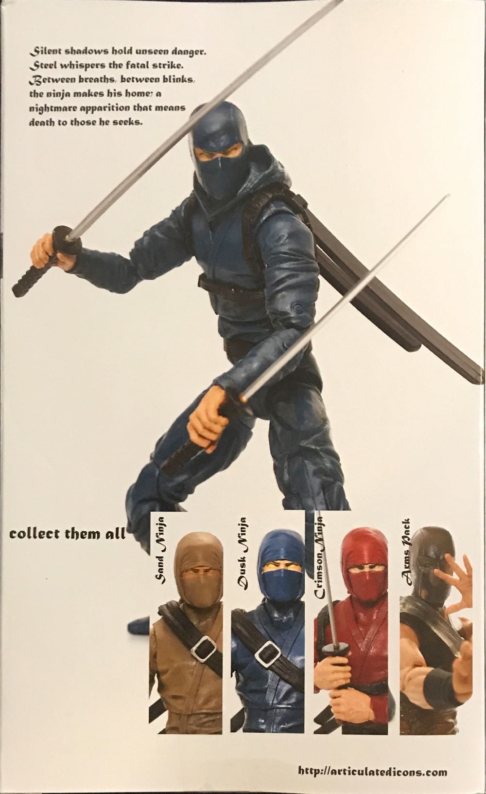 Clan of Dusk Ninja - The Fwoosh (Articulated Icons: The Feudal Series) action figure collectible [Barcode 6750515347520] - Main Image 2