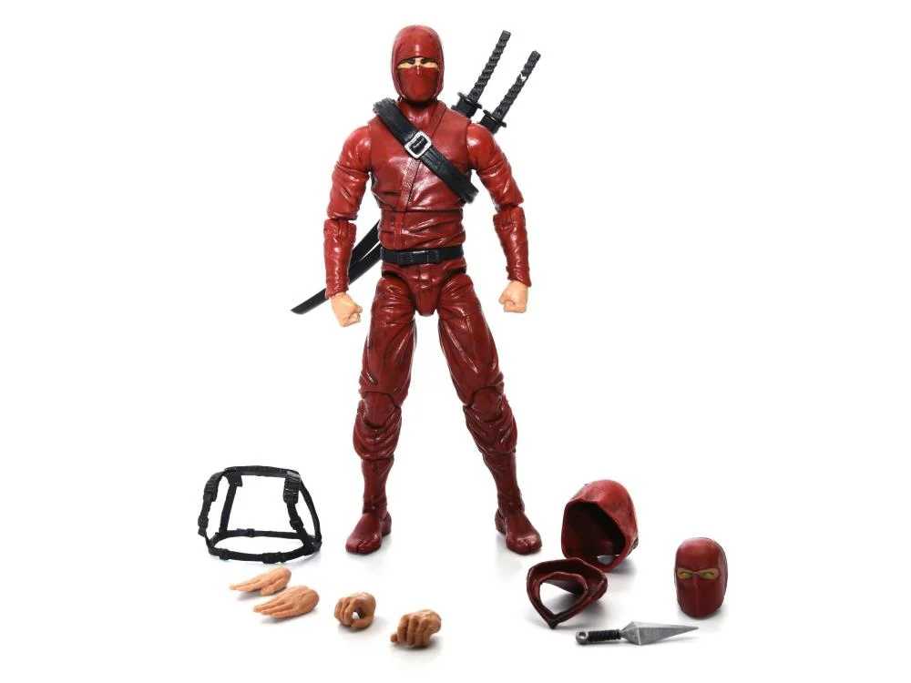 Crimson Fury Ninja - Fwoosh Toys (Articulated Icons) action figure collectible [Barcode 6750515664634] - Main Image 2