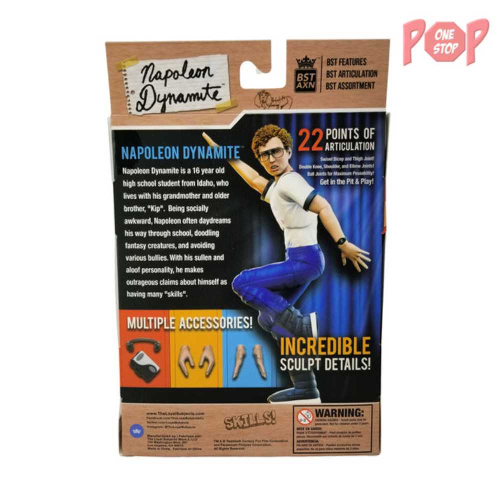 BST AXN The Loyal Subjects Napoleon Dynamite  action figure collectible [Barcode 852976007985] - Main Image 2