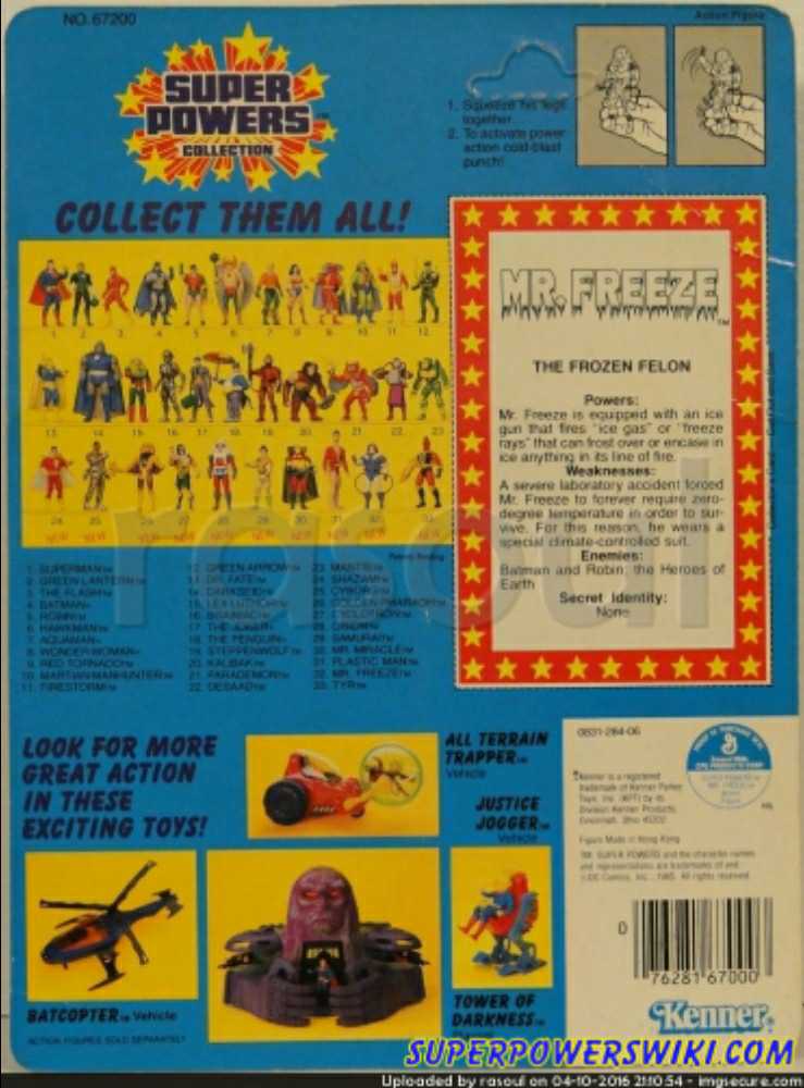 Super Powers, Series 3: Mister Freeze - Kenner (DC Comics - Super Heroes) action figure collectible - Main Image 3