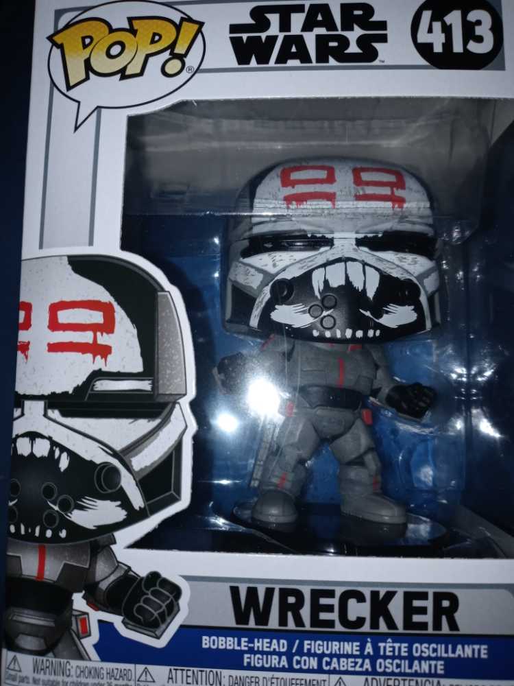 #413 Wrecker - Funko Pop Star Wars (Funko Pop!) action figure collectible [Barcode 889698520270] - Main Image 2