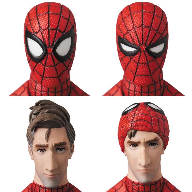 Mafex No. 109 Spider-Man (Peter B. Parker) - Medicom Toy Corporation (Spider-man: Into the Spider-verse) action figure collectible [Barcode 4530956471099] - Main Image 3