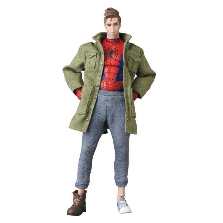 Mafex No. 109 Spider-Man (Peter B. Parker) - Medicom Toy Corporation (Spider-man: Into the Spider-verse) action figure collectible [Barcode 4530956471099] - Main Image 4