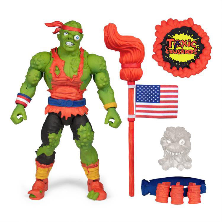 Toxie (TC) - Super7 (Toxic Crusaders) action figure collectible [Barcode 840049800854] - Main Image 2