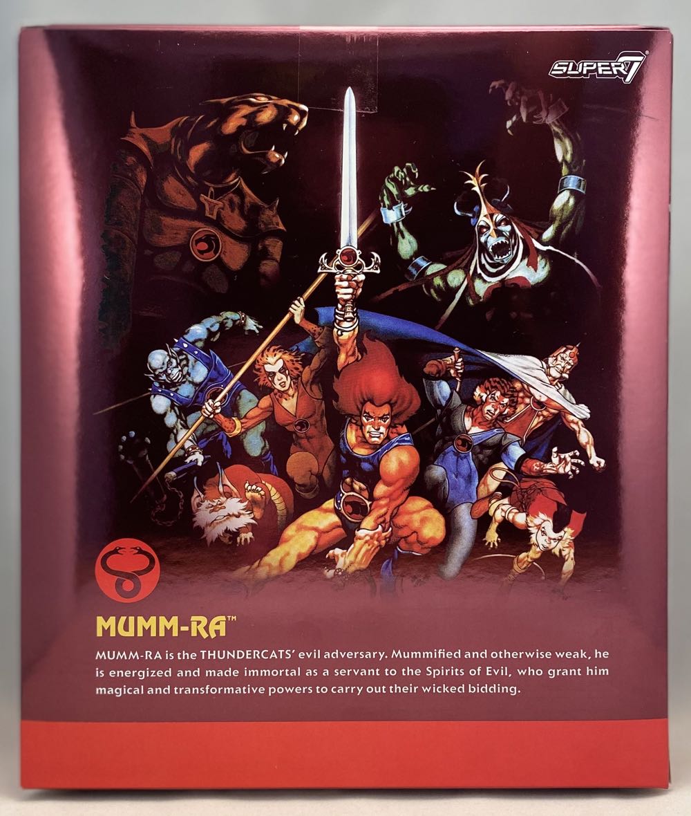 Mumm-Ra (Evil Glow) - Super7 (Thundercats: Ultimates!) action figure collectible [Barcode 840049809710] - Main Image 2