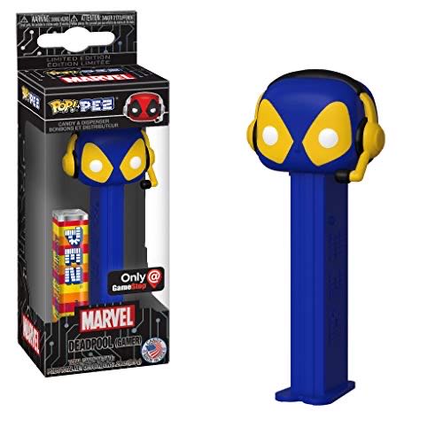 Funko Pop! Pez: Marvel Blue Deadpool Gamer Exclusive  action figure collectible [Barcode 889698437219] - Main Image 1