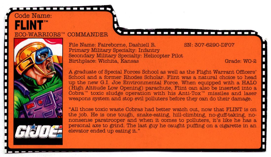 Flint: Eco-Warriors Commander - Hasbro action figure collectible - Main Image 3