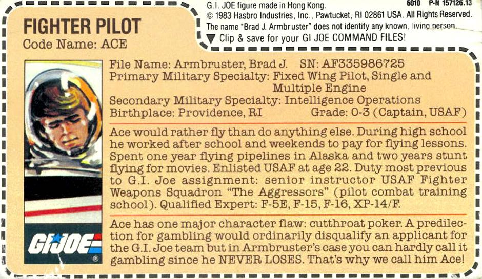 #10 | ACE: Fighter Pilot - Hasbro action figure collectible - Main Image 3