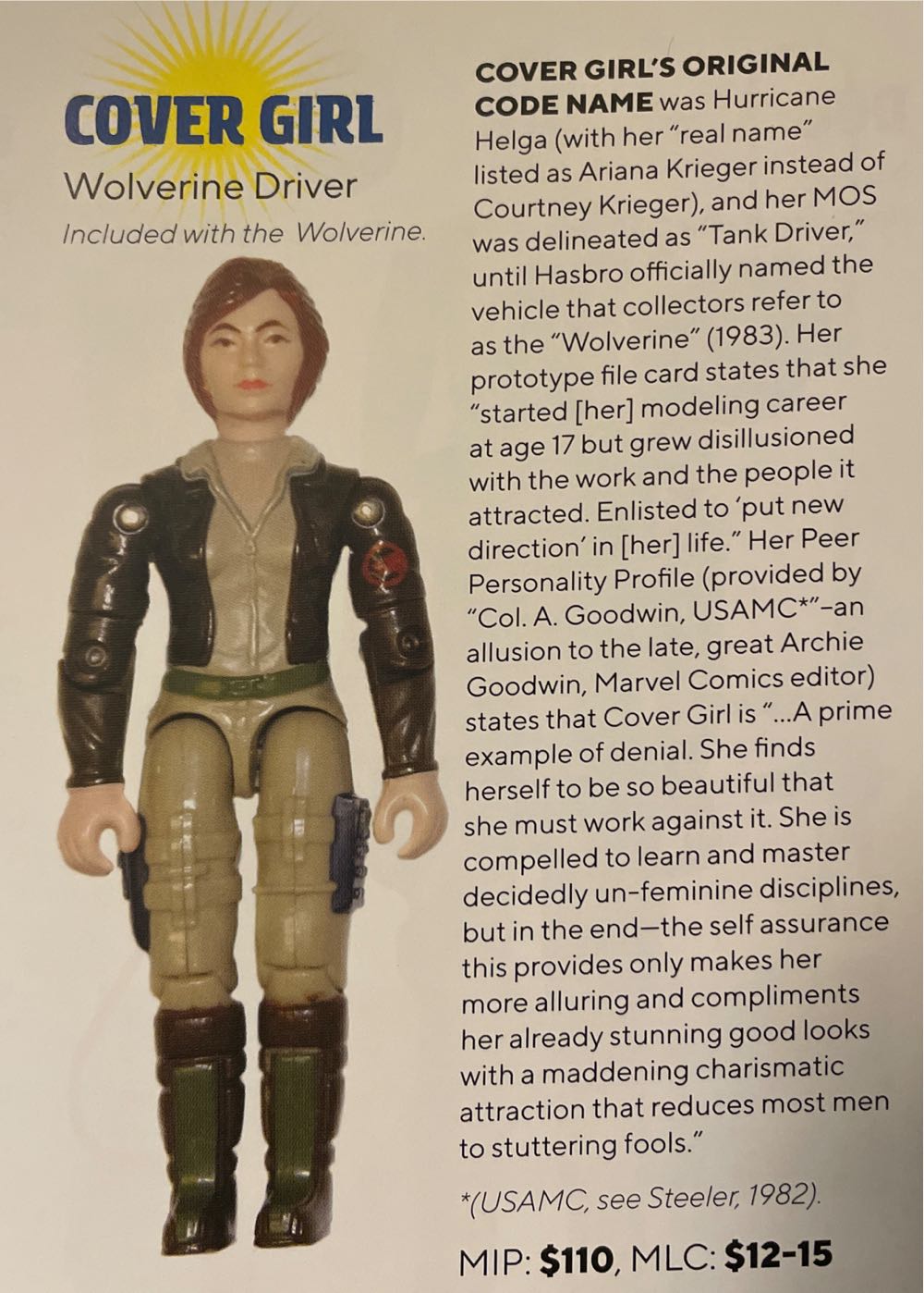 Cover Girl: Wolverine Driver - Hasbro action figure collectible - Main Image 3