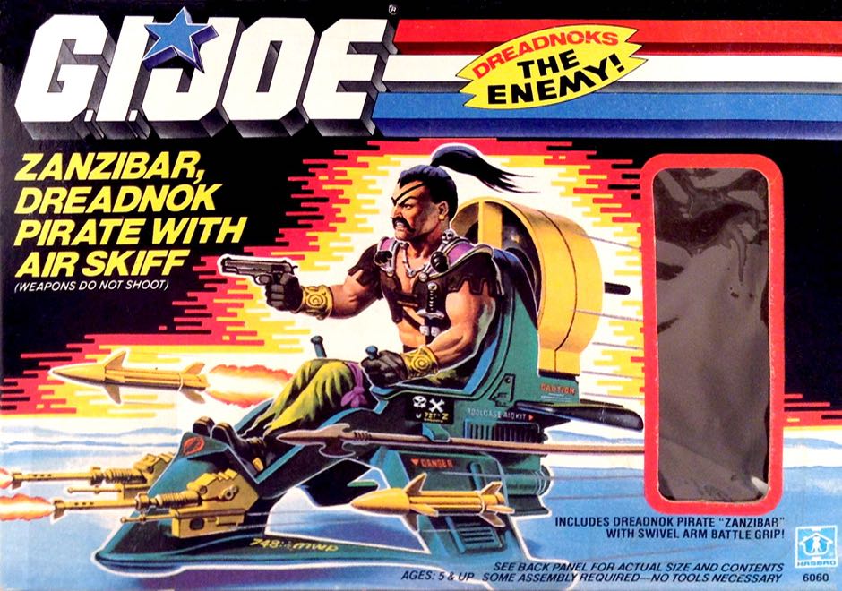 Zanzibar: (Dreadnok Pirate) - Hasbro (G.I. Joe - A Real American Hero) action figure collectible - Main Image 2