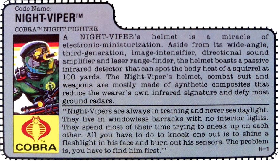 Night-Viper - Hasbro action figure collectible - Main Image 3