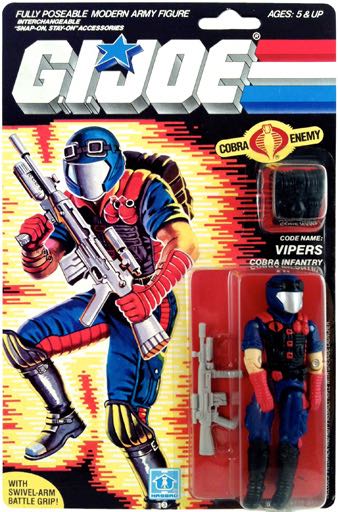 Cobra - Vipers (v1) - Hasbro (GI Joe - A Real American Hero) action figure collectible - Main Image 2