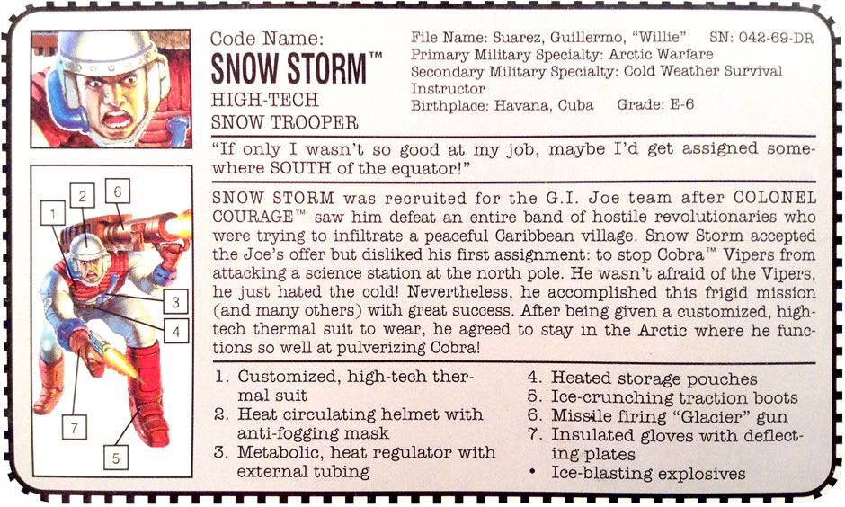 Snow Storm [v2] - Hasbro (G.I. Joe: A Real American Hero) action figure collectible - Main Image 3