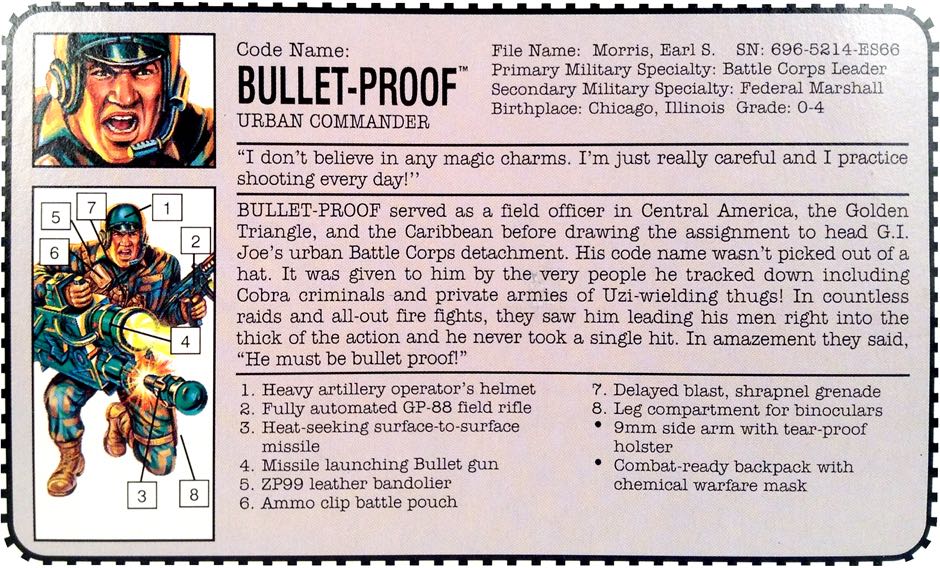 Bullet-Proof [v2] - Hasbro (G.I. Joe - A Real American Hero) action figure collectible - Main Image 3