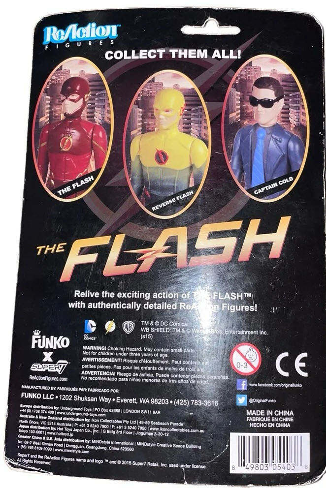 The Flash: Captain Cold - Funko (ReAction Figures) action figure collectible [Barcode 849803054038] - Main Image 3