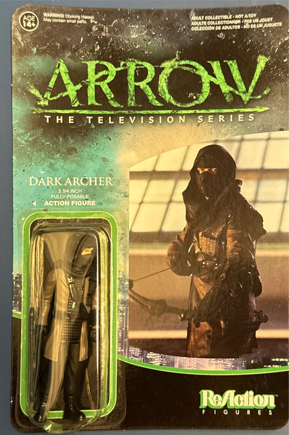 * Funko Reaction: Arrow Dark Archer Action Figure  action figure collectible [Barcode 849803053659] - Main Image 2