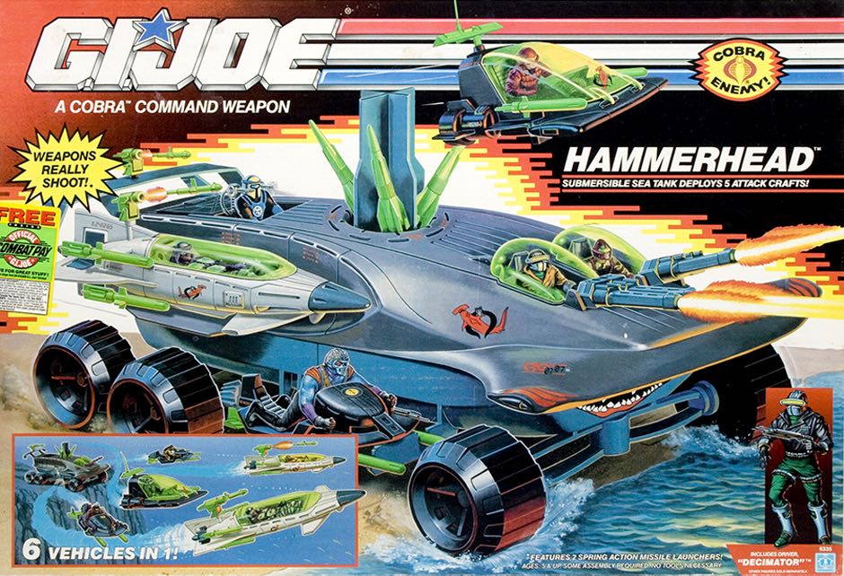 Decimator: Hammerhead Driver - Hasbro (G.I. Joe: A Real American Hero) action figure collectible - Main Image 2
