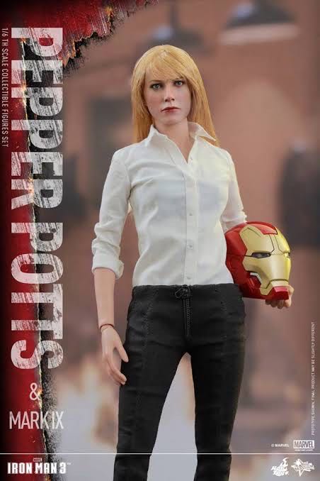MMS 311 Pepper Potts & Mark IX - Hot Toys Limited (Movie Masterpiece Series) action figure collectible [Barcode 4897011177991] - Main Image 3