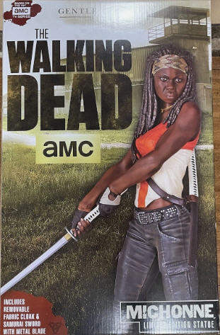 The Walking Dead AMC: Michonne Statue 1/4 Scale - Gentle Giant (post-apocalyptic survival horror movie theme) action figure collectible [Barcode 871810010455] - Main Image 2