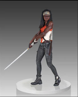 The Walking Dead AMC: Michonne Statue 1/4 Scale - Gentle Giant (post-apocalyptic survival horror movie theme) action figure collectible [Barcode 871810010455] - Main Image 4