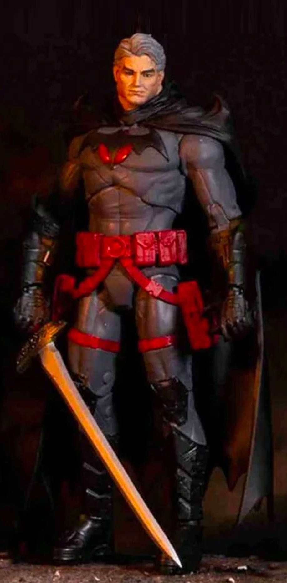 McFarlane DC Multiverse Batman (Flashpoint Thomas Wayne Unmasked) - McFarlane Toys (DC Multiverse) action figure collectible [Barcode 787926150186] - Main Image 2