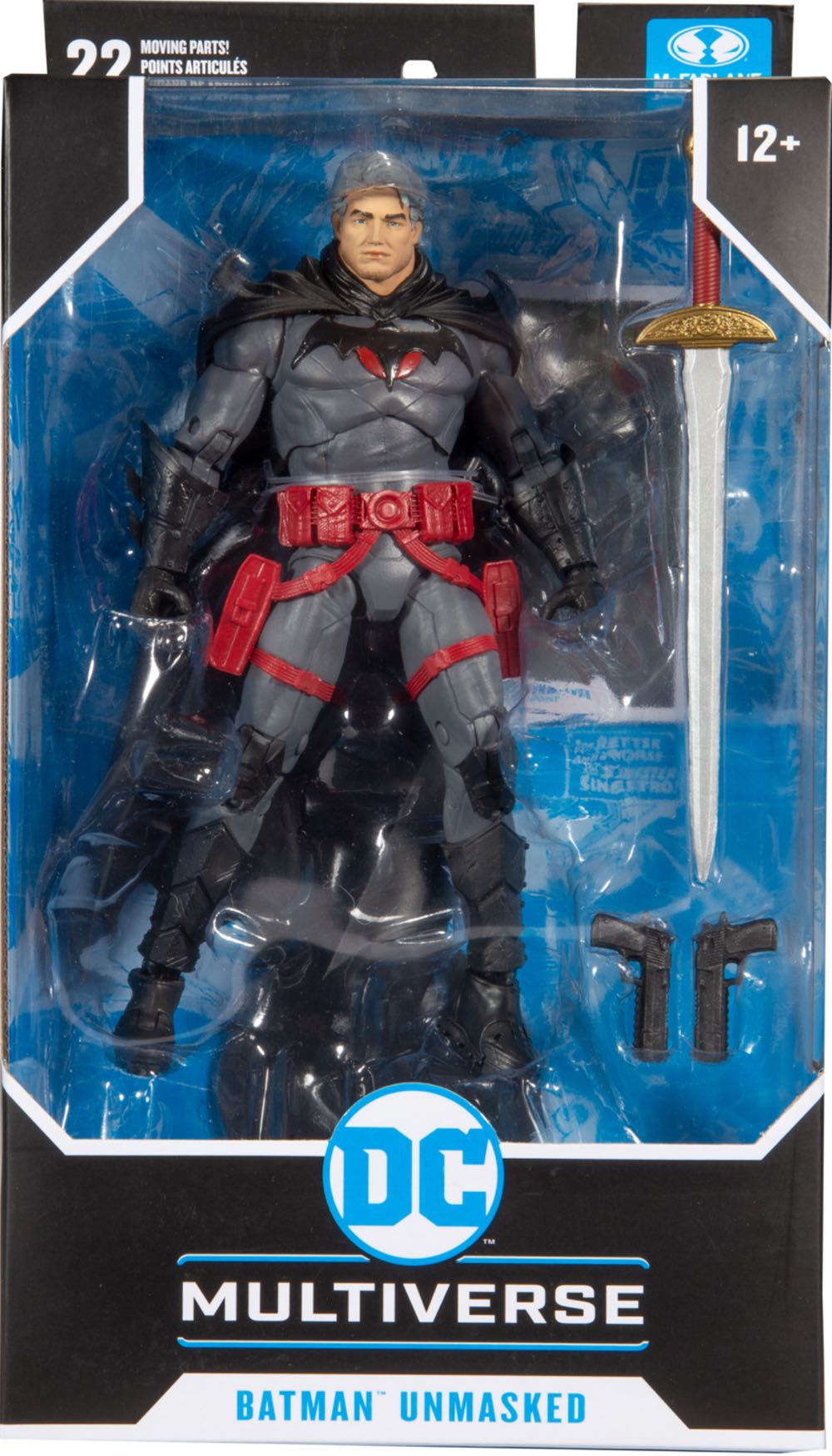 McFarlane DC Multiverse Batman (Flashpoint Thomas Wayne Unmasked) - McFarlane Toys (DC Multiverse) action figure collectible [Barcode 787926150186] - Main Image 5