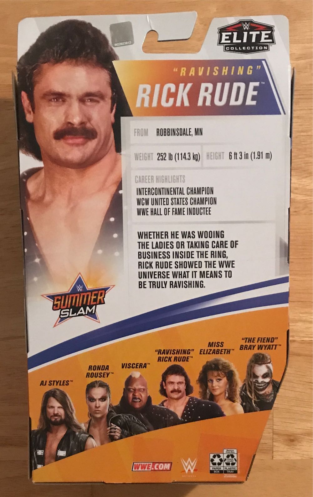 Ravishing Rick Rude Elite 77 - Mattel Wwe (WWE Mattel Elite Series 77 Summer Slam 2020) action figure collectible [Barcode 887961949735] - Main Image 2